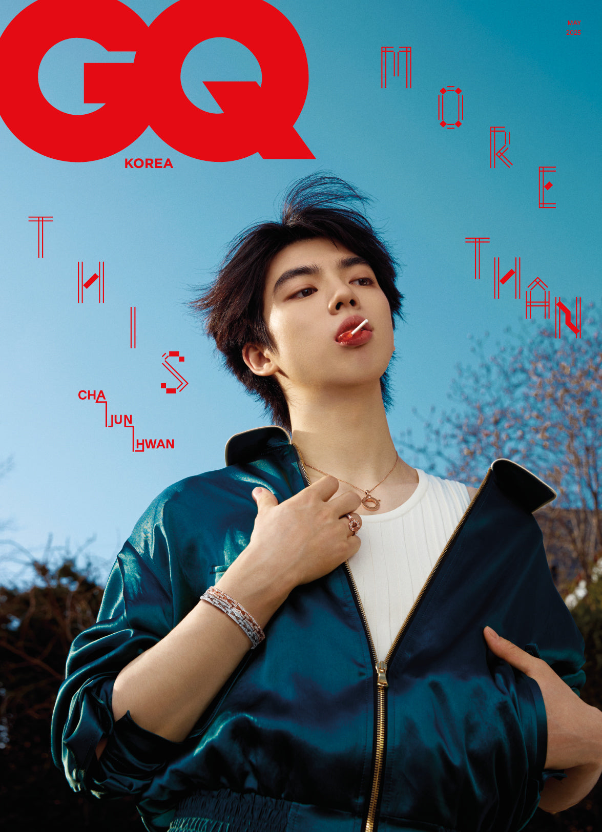 GQ Korea Magazine May 2025 Cover: Cha Jun Hwan
