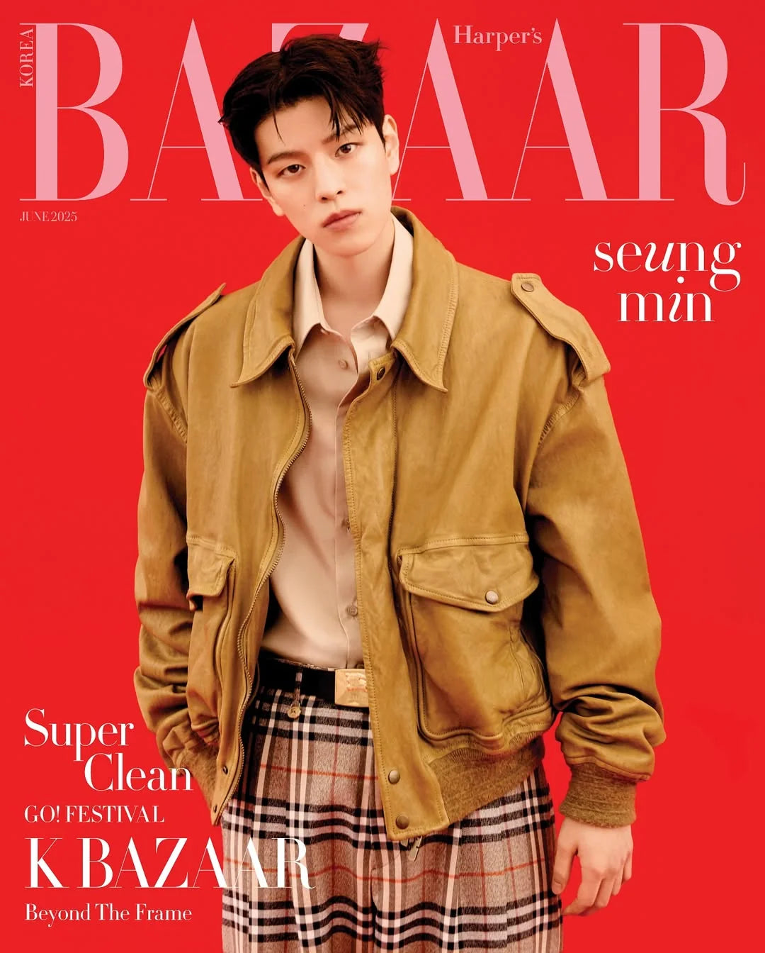 HARPER'S BAZAAR Korea Magazine June 2025 Cover: Straykids Seungmin