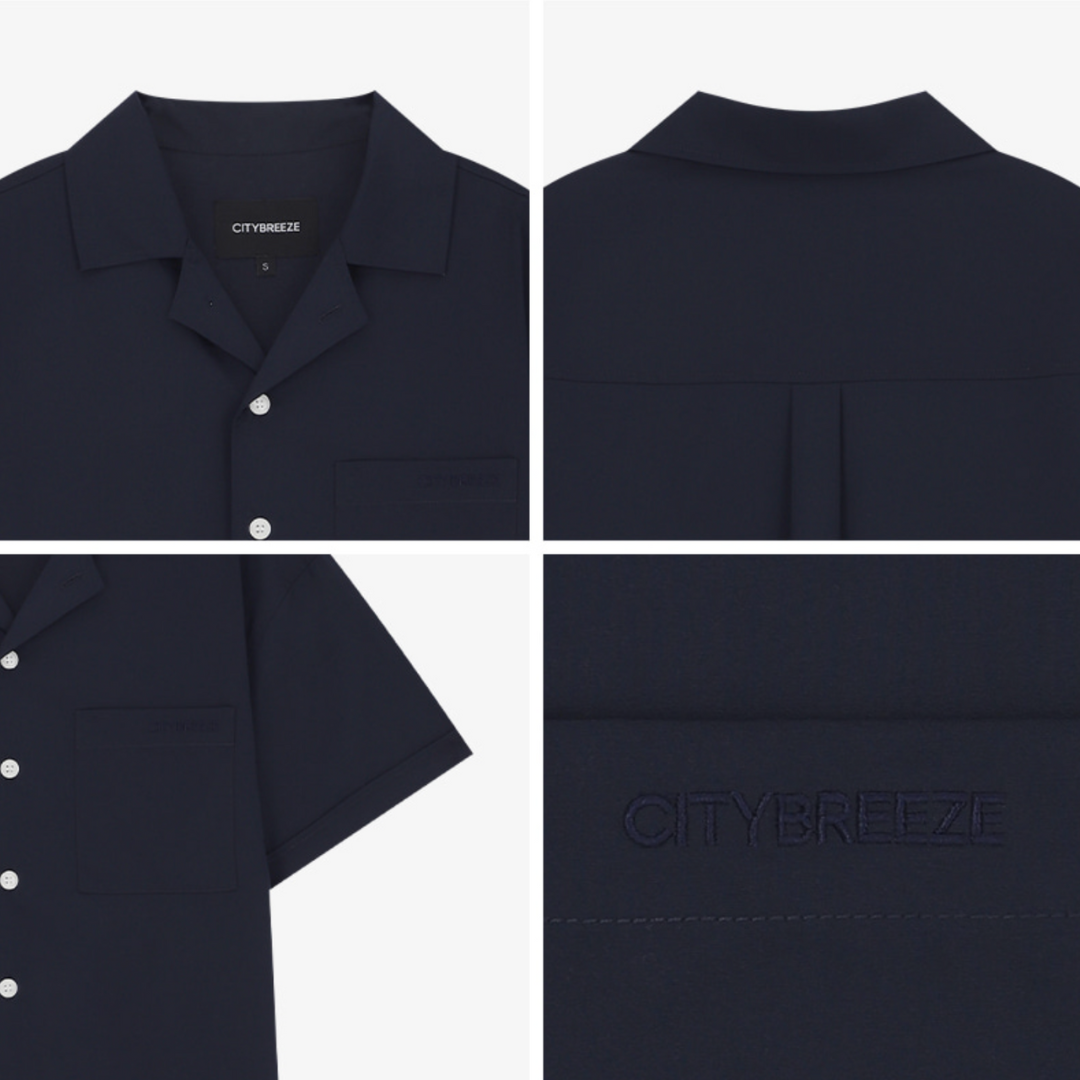 NCT Doyoung x CITYBREEZE Wrinkle-Free Overfit Short Sleeve Shirt (3 Colors)
