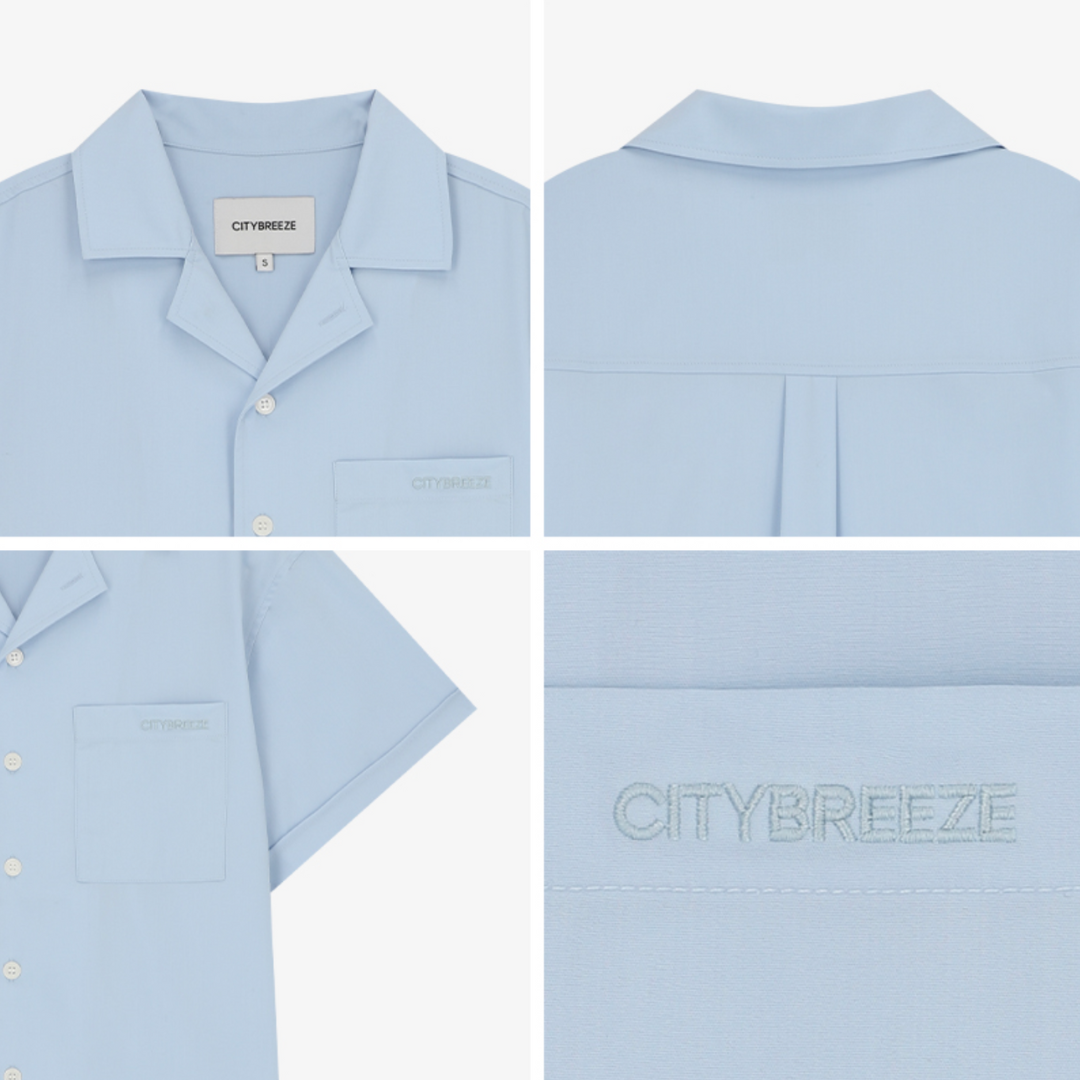 NCT Doyoung x CITYBREEZE Wrinkle-Free Overfit Short Sleeve Shirt (3 Colors)