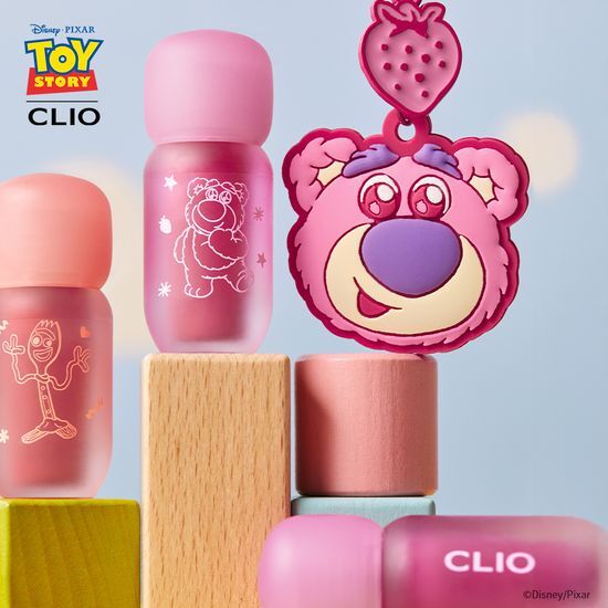 cute-Clio X Toy Story Blue Gloss Tint +Keyring