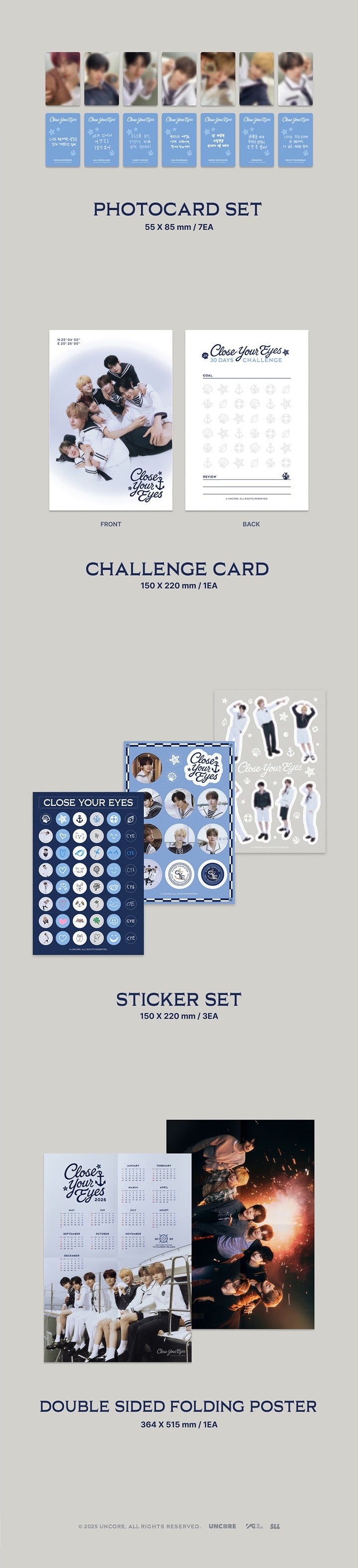 CLOSE YOUR EYES 2026 SEASON'S GREETINGS