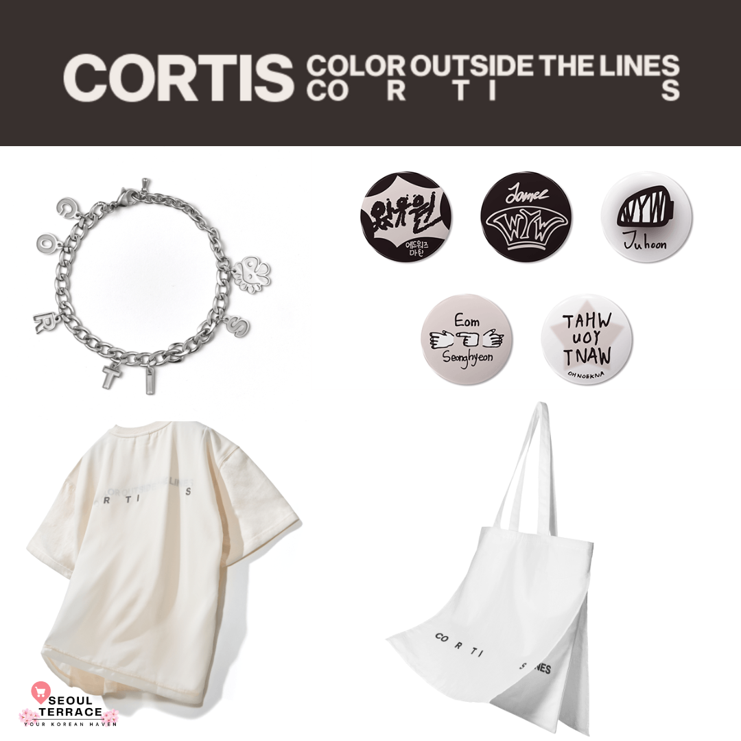 CORTIS COLOR OUTSIDE THE LINE Official Merch MD SEOUL TERRACE CORTIS COLOR OUTSIDE THE LINE Official Merch MD SEOUL TERRACE