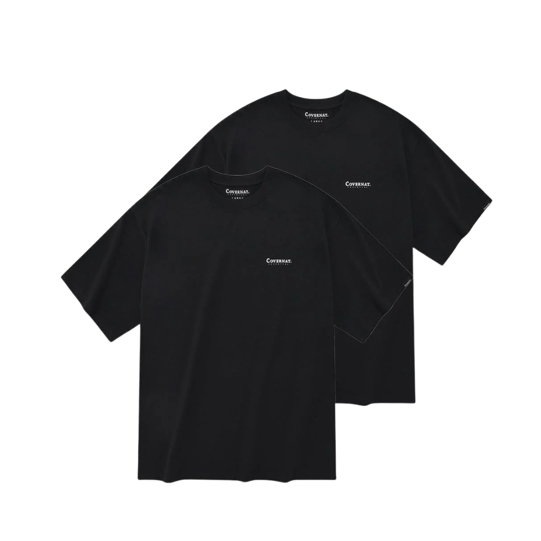 COVERNAT Essentials  - 2 Pack - Cool Cotton T-Shirt (Black & White)