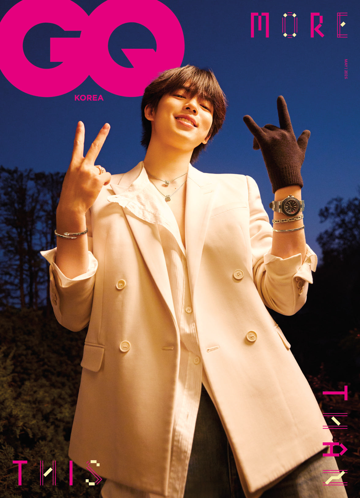 GQ Korea Magazine May 2025 Cover: Cha Jun Hwan