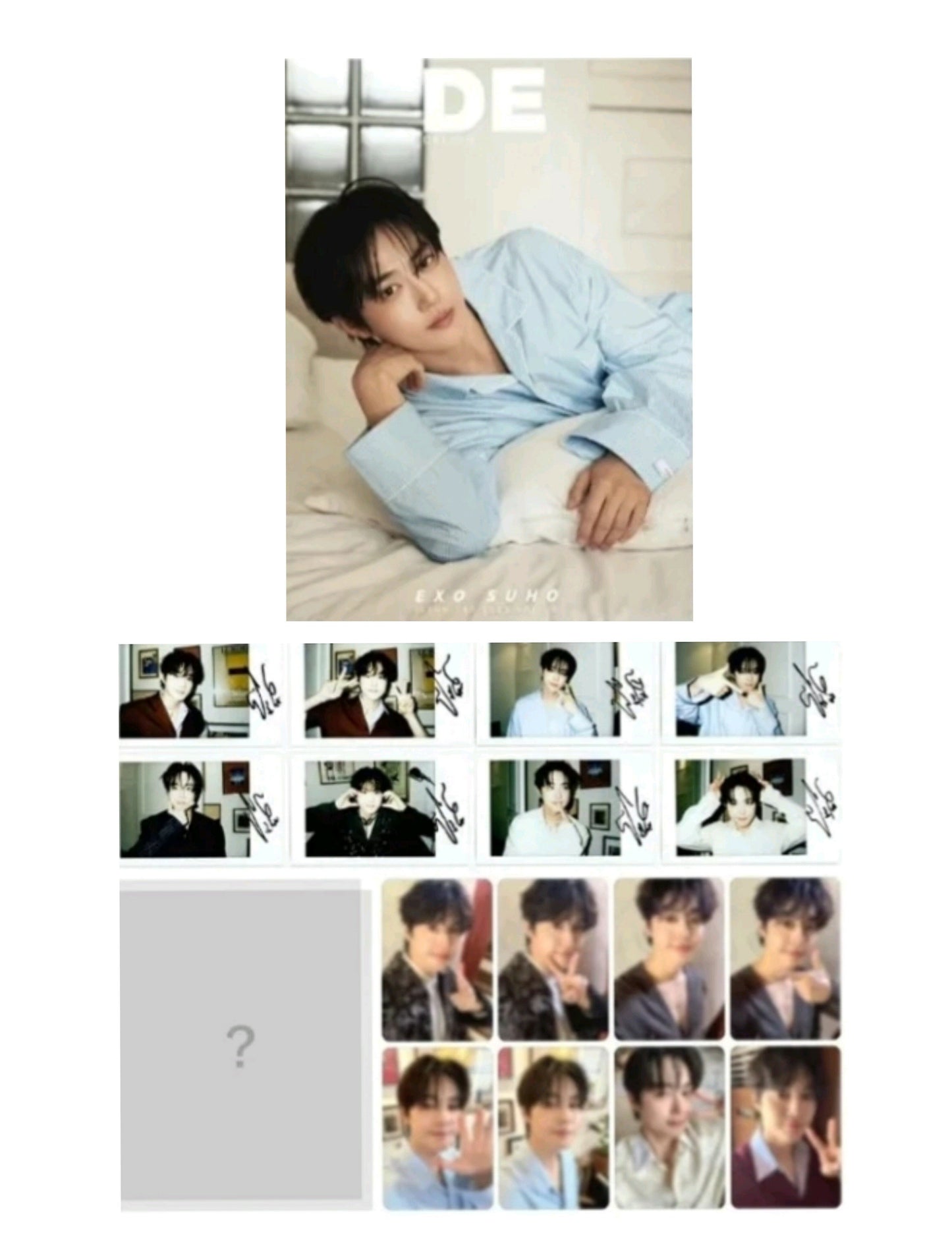 DELING May 2025 Issue – EXO Suho Magazine + 2 Posters + 16 Photo Cards