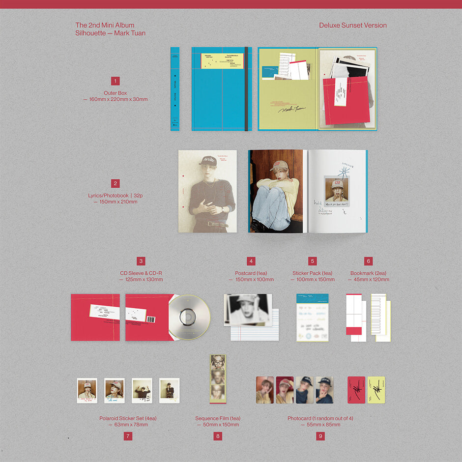 Got7 Mark Tuan - 2nd Mini Album Silhouette (Deluxe Ver.)