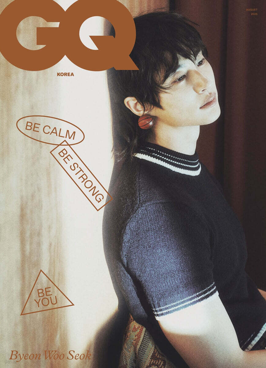 GQ KOREA MAGAZINE AUGUST 2025 COVER : BYEON WOO SEOK