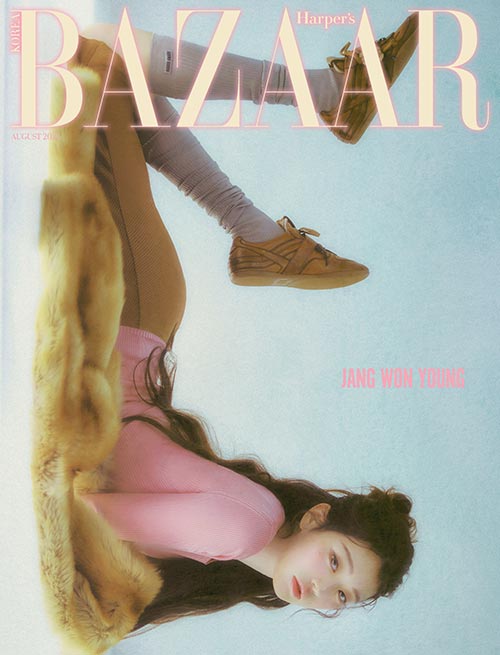 HARPER'S BAZAAR KOREA MAGAZINE AUGUST 2025 COVER : IVE WONYOUNG