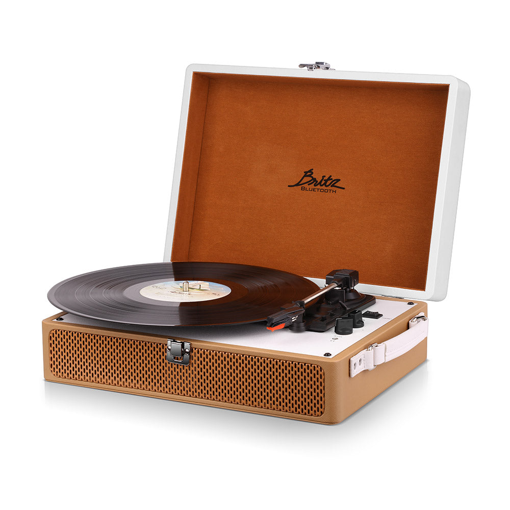 BRITZ - Vinyl LP Player + Bluetooth Speaker