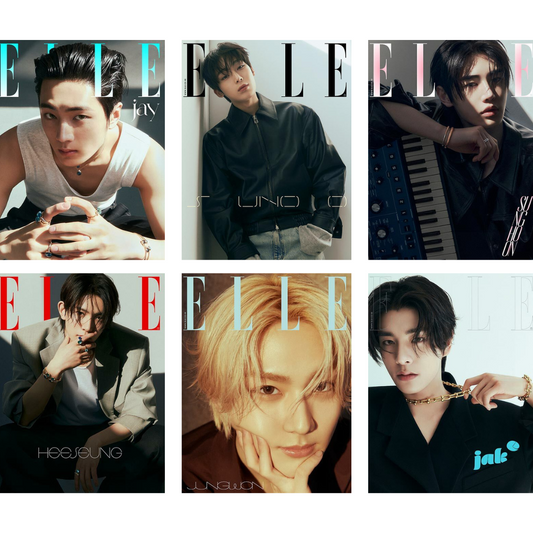 ELLE KOREA MAGAZINE 2025 APRIL COVER : ENHYPEN