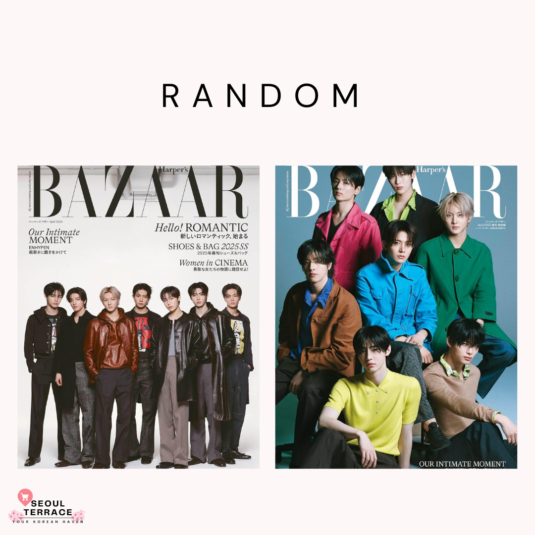 HARPER'S BAZAAR JAPAN MAGAZINE APRIL 2025 COVER : ENHYPEN