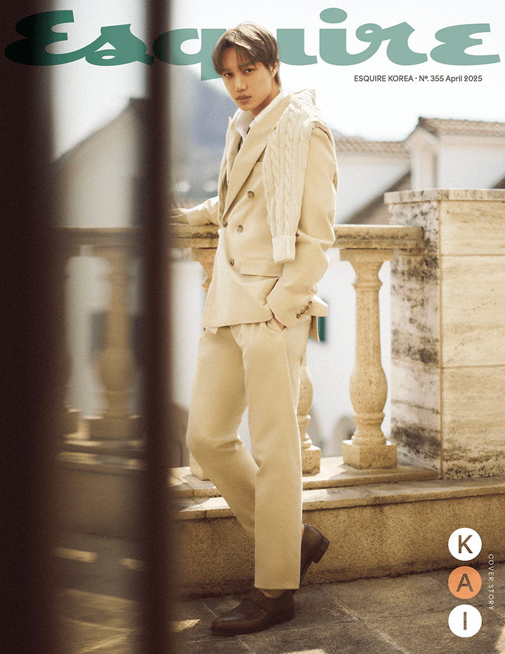 (EXO) KAI Esquire Magazine April 2025 Issue