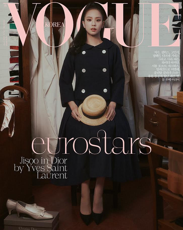VOGUE KOREA MAGAZINE APRIL 2025 COVER : BLACKPINK JISOO