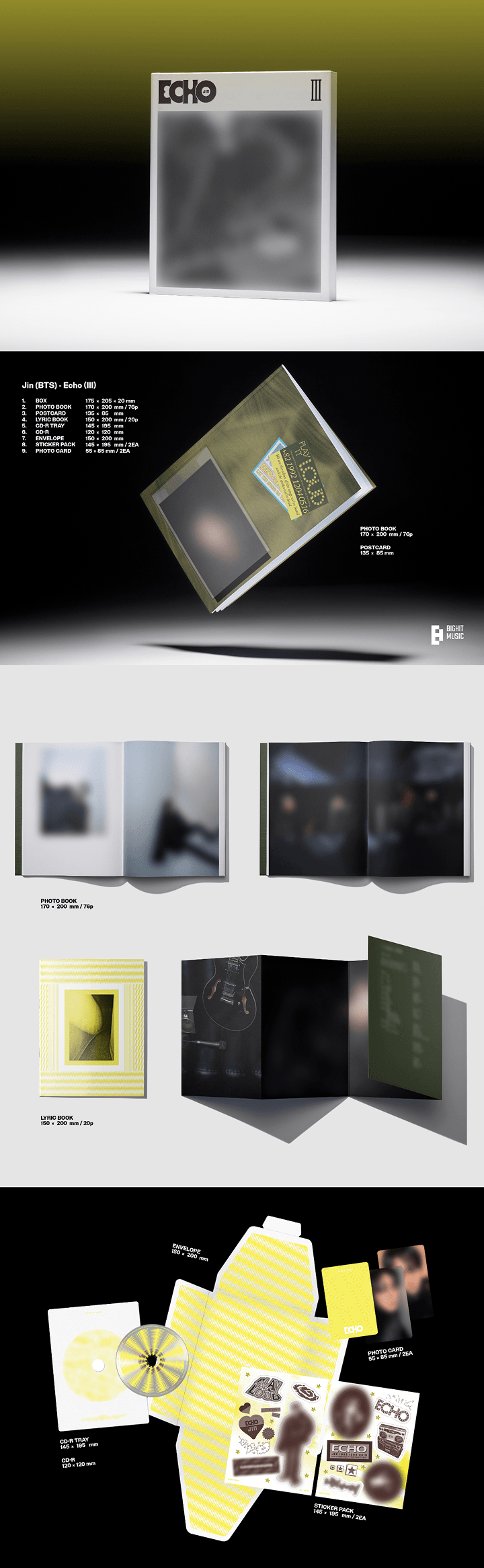 BTS JIN 2nd Solo Album 'Echo'