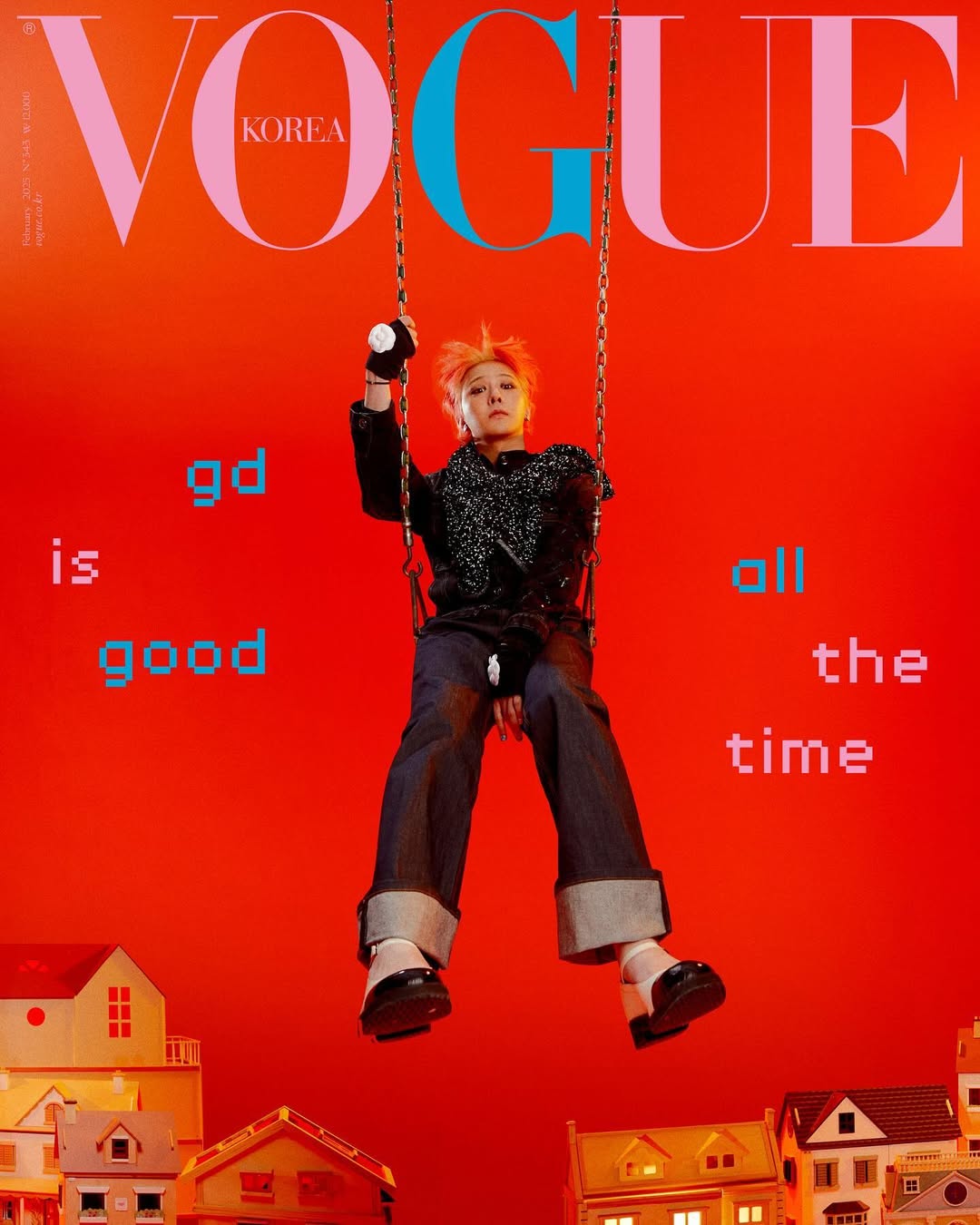 VOGUE KOREA MAGAZINE February 2025 (G-DRAGON cover)