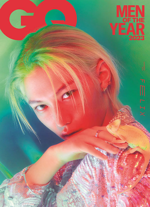 GQ Korea Magazine December 2023 Cover: Stray Kids Felix