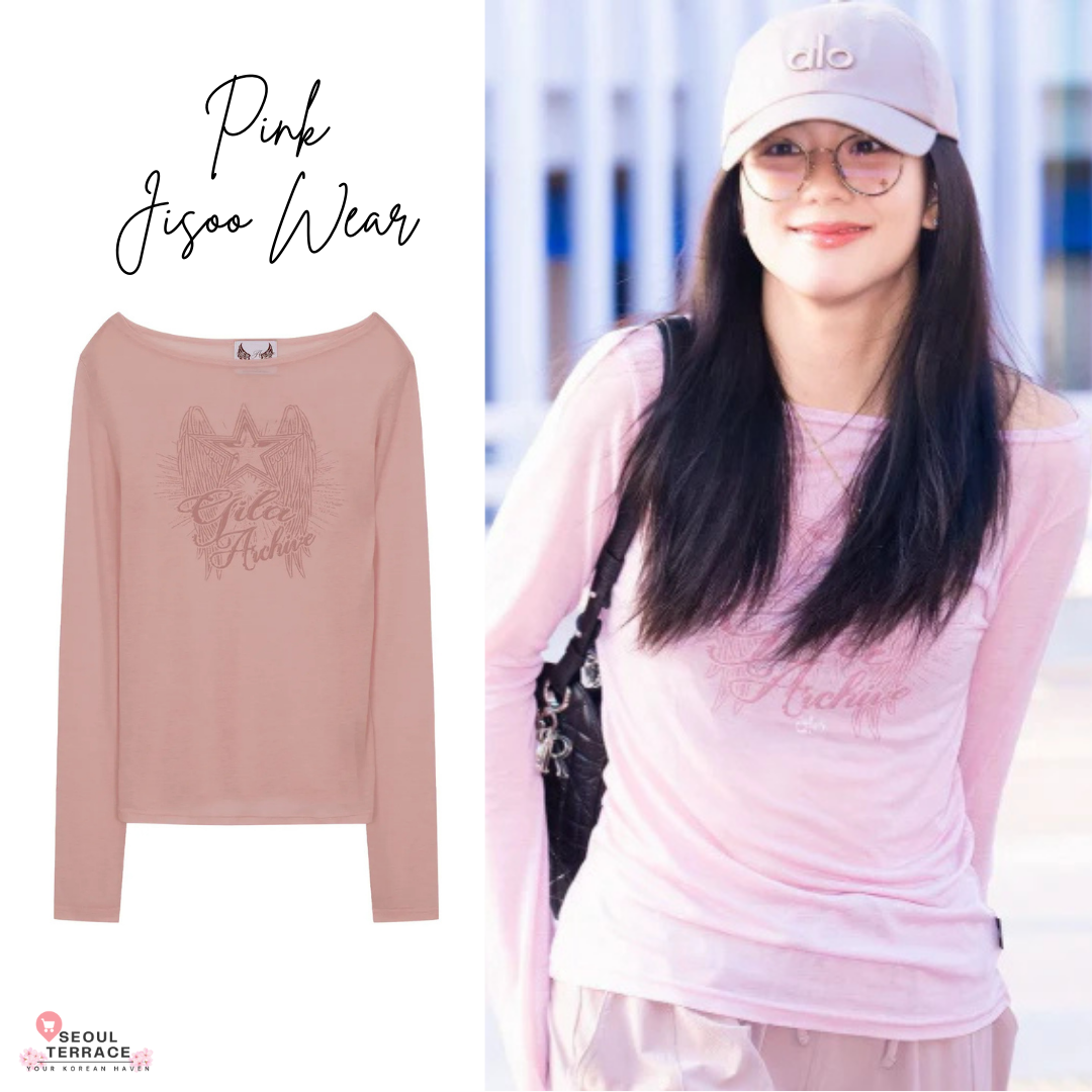 Gila Archive STAR WING SHEER LONG SLEEVE Worn by BLACKPINK JISOO