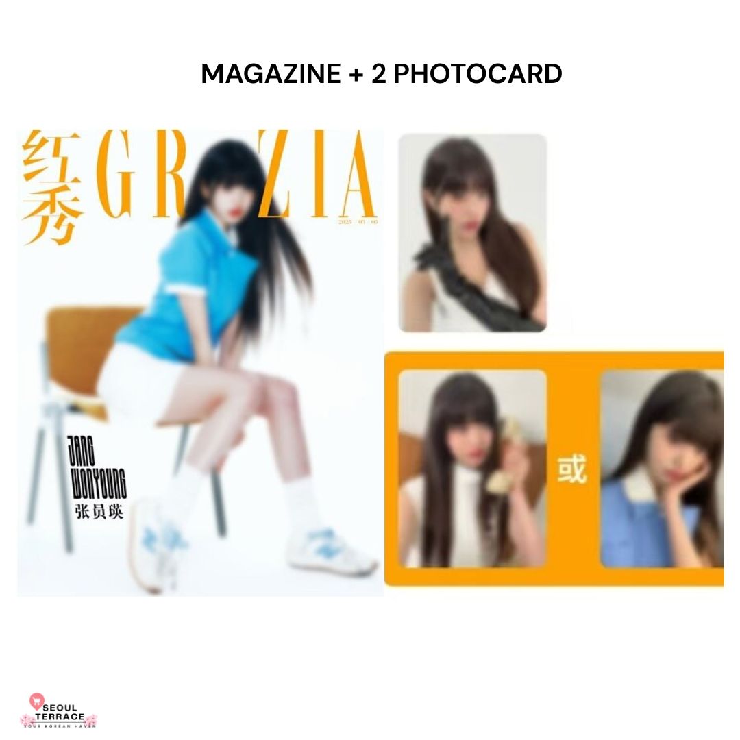 Grazia March 2025 Issue IVE Jang Wonyoung (FREE 2 Photocards)