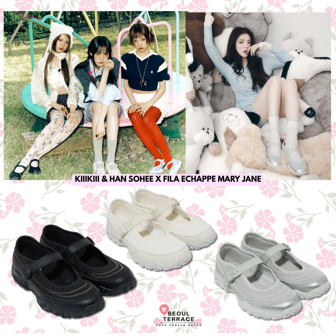 KiiiKiii & Han Sohee X Fila Echappe Mary Jane – SEOUL TERRACE KiiiKiii & Han Sohee X Fila Echappe Mary Jane – SEOUL TERRACE