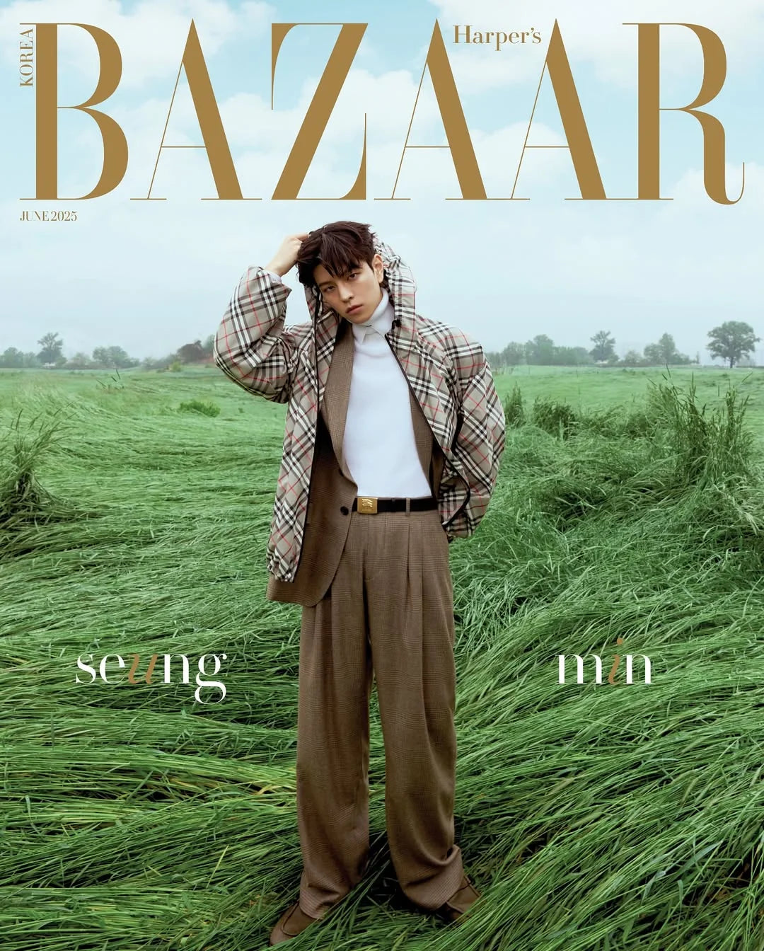 HARPER'S BAZAAR Korea Magazine June 2025 Cover: Straykids Seungmin