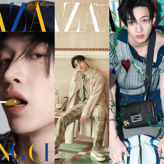 HARPER'S BAZAAR KOREA MAGAZINE February 2025 (Stray Kids) BANG CHAN