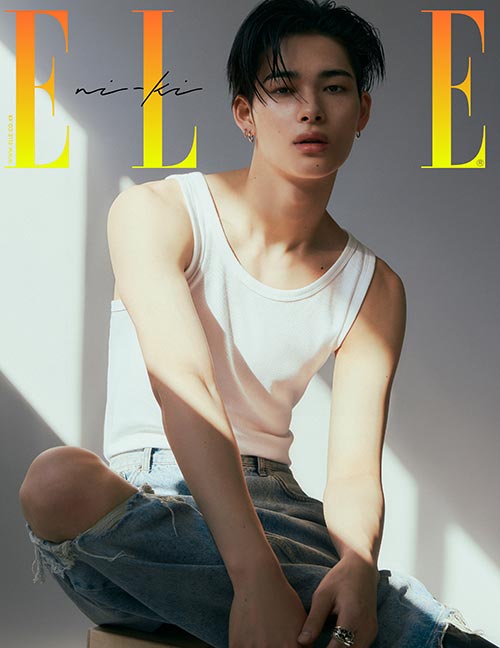 ELLE KOREA MAGAZINE 2025 APRIL COVER : ENHYPEN