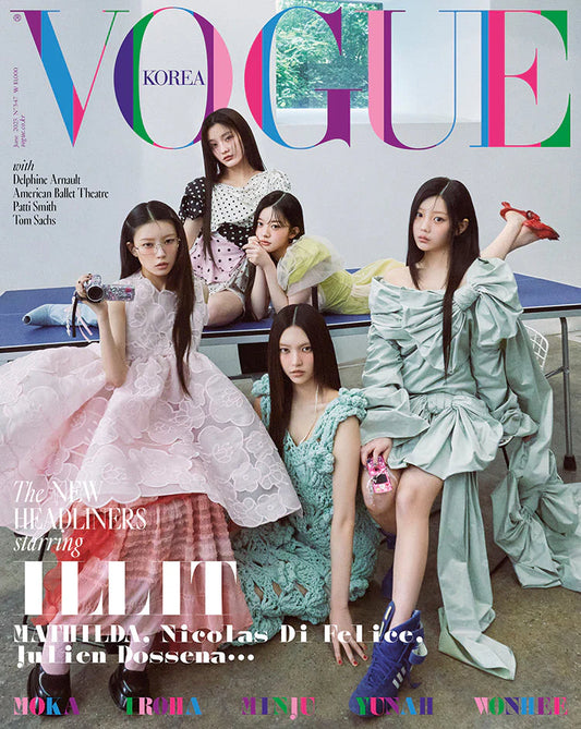 VOGUE KOREA MAGAZINE JUNE 2025 COVER : ILLIT