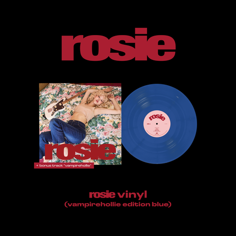 BLACKPINK Rosé - 'ROSIE' 1st Album Vinyl LP (Vampirehollie Edition) - Blue - (with Gifts)