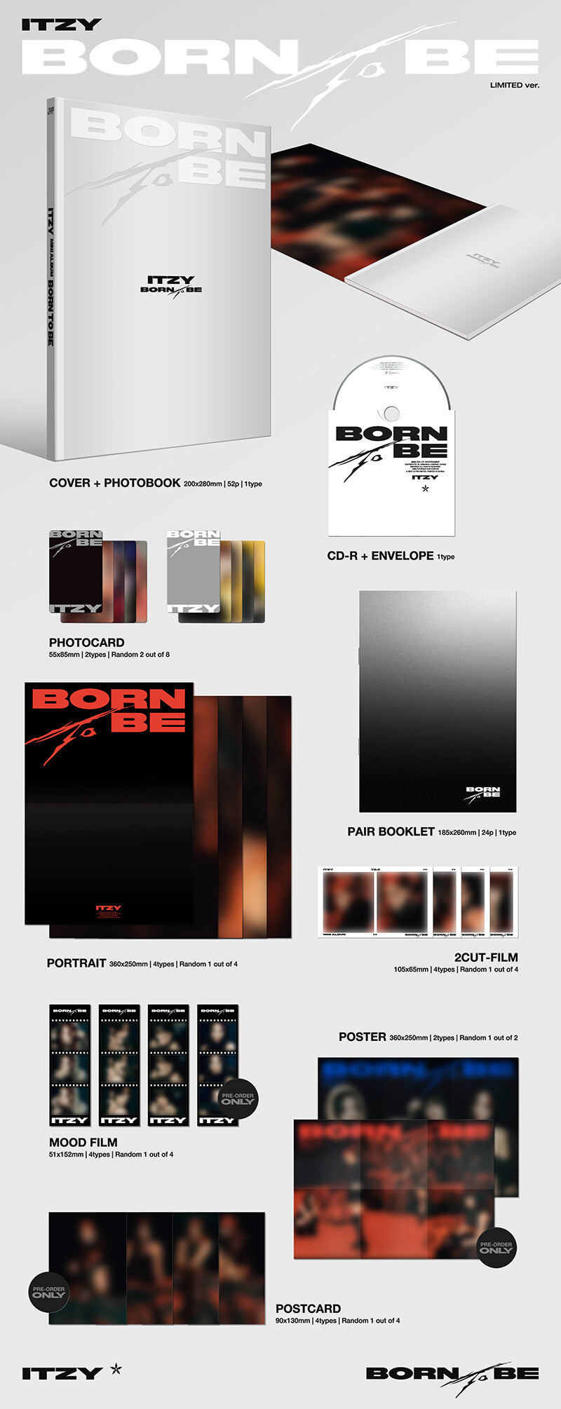 ITZY - Born to Be (Limited Ver.)