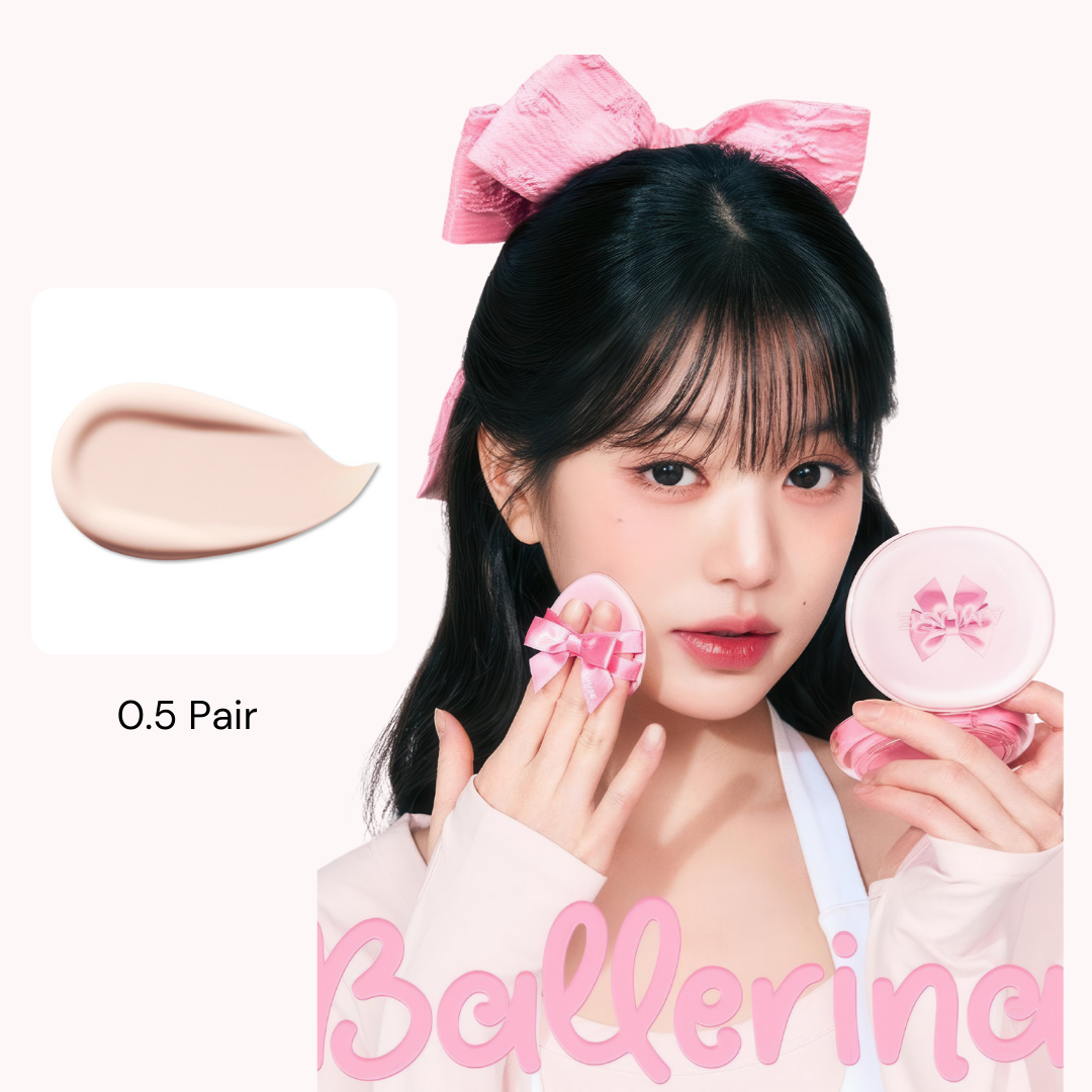 (IVE) Wonyoung x AMUSE Ceramic Skin Perfector Cushion – Ballerina Limited Edition
