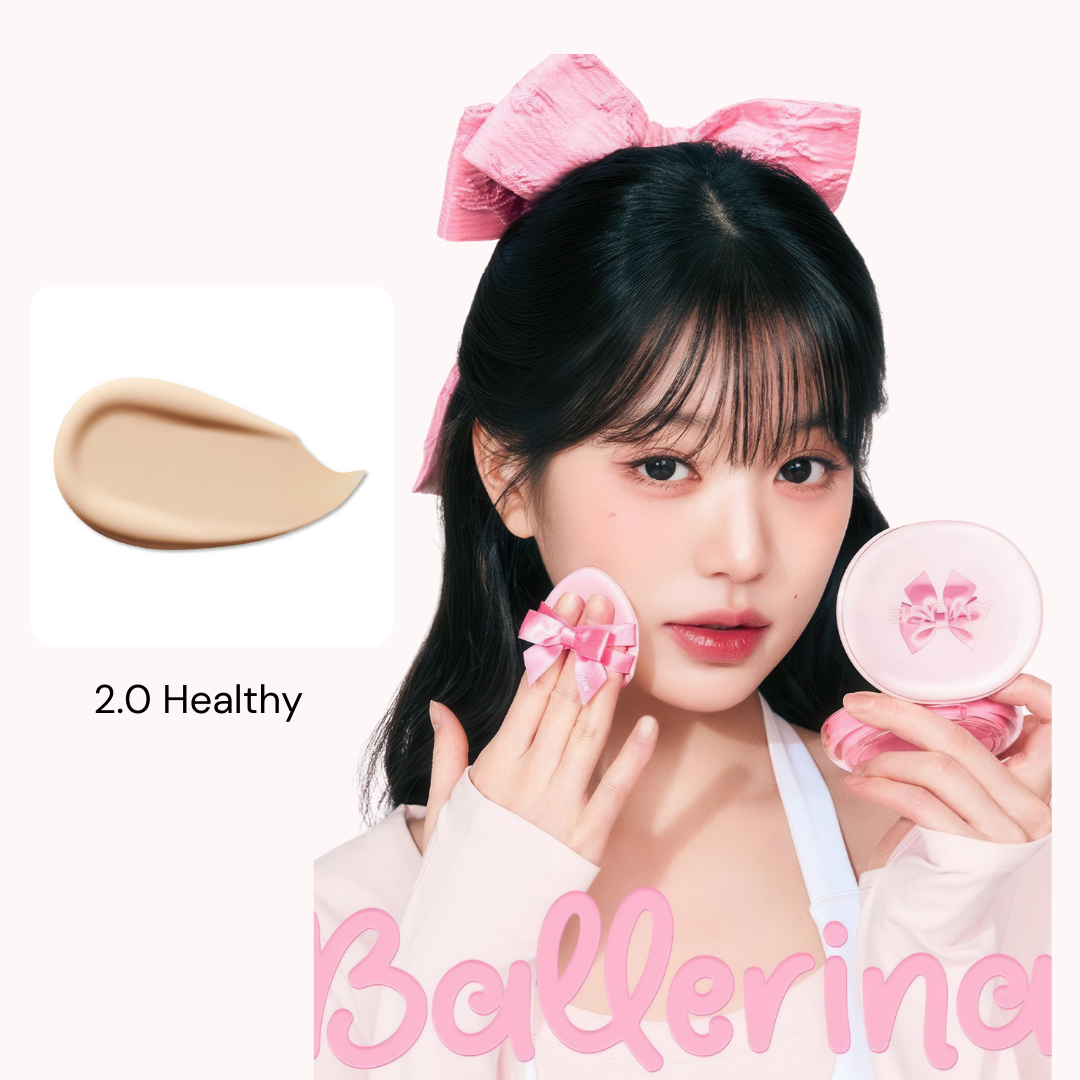 (IVE) Wonyoung x AMUSE Ceramic Skin Perfector Cushion – Ballerina Limited Edition