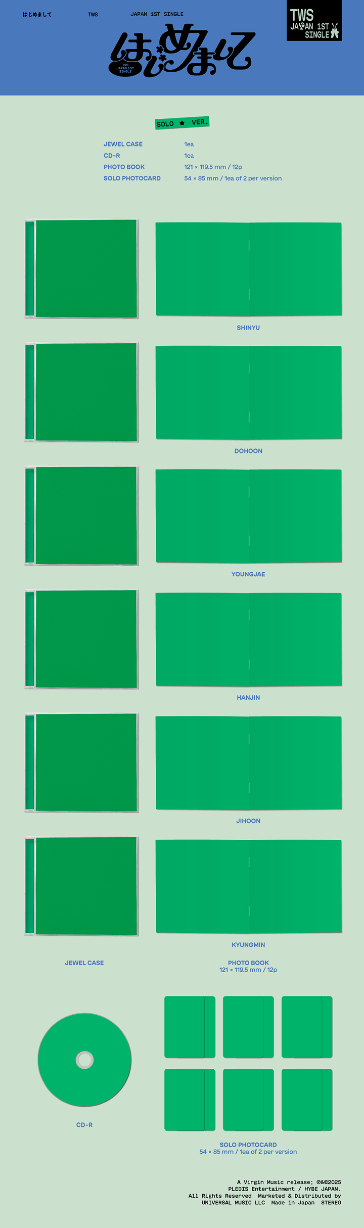 TWS JAPAN 1st Single