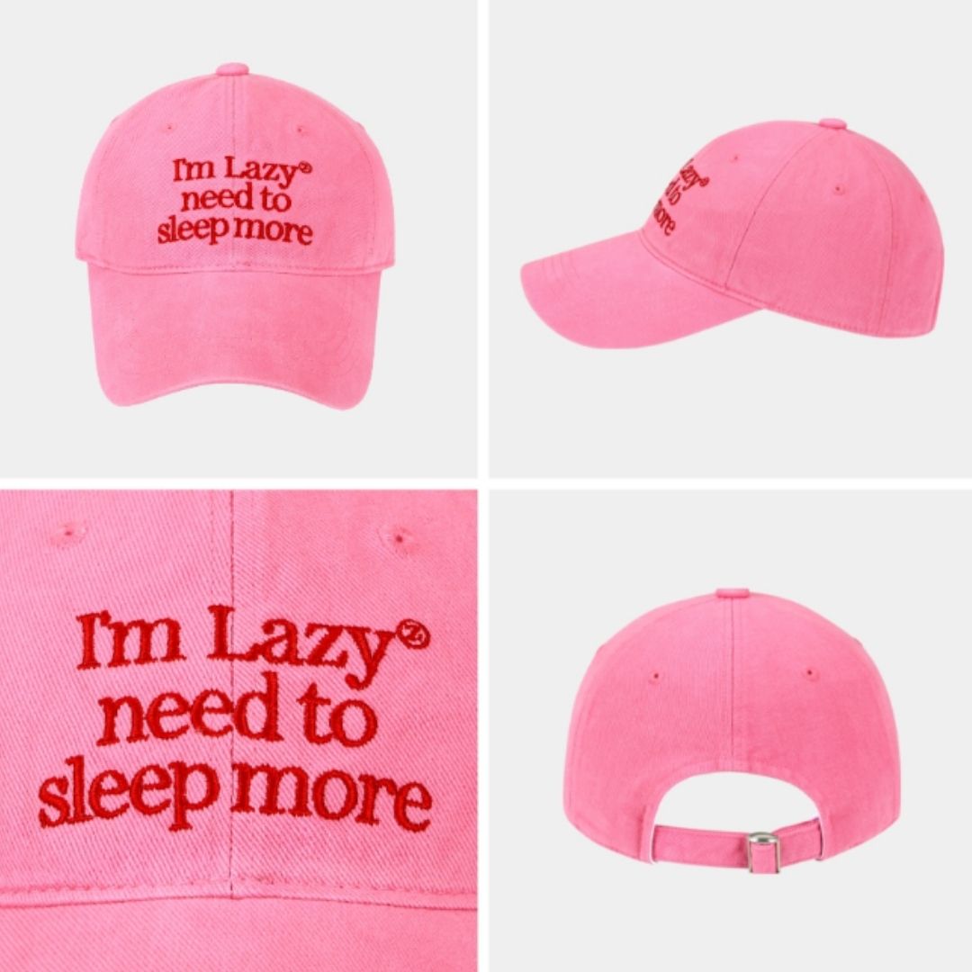 LAZYZ Sleep More Washing Ball Cap Worn By aespa Karina