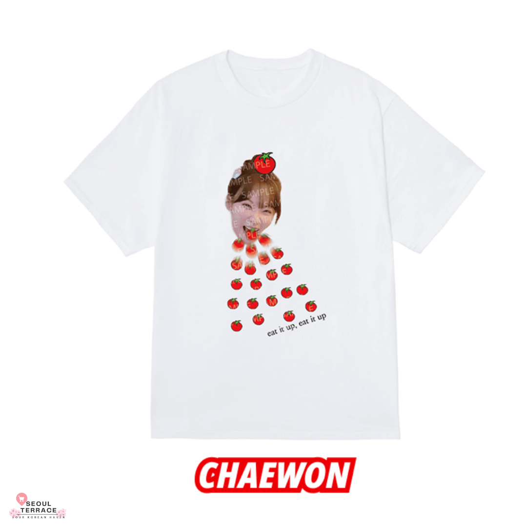 LE SSERAFIM EAT IT UP T-Shirt CHAEWON – SEOUL TERRACE LE SSERAFIM EAT IT UP T-Shirt CHAEWON – SEOUL TERRACE