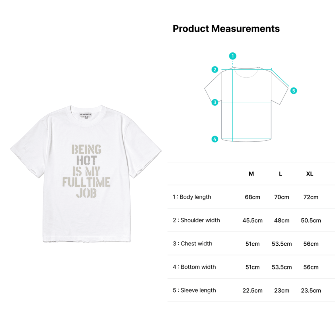 LE SSERAFIM 2025 THE HOT HOUSE 5th Mini Album 'HOT' Official Merch MD