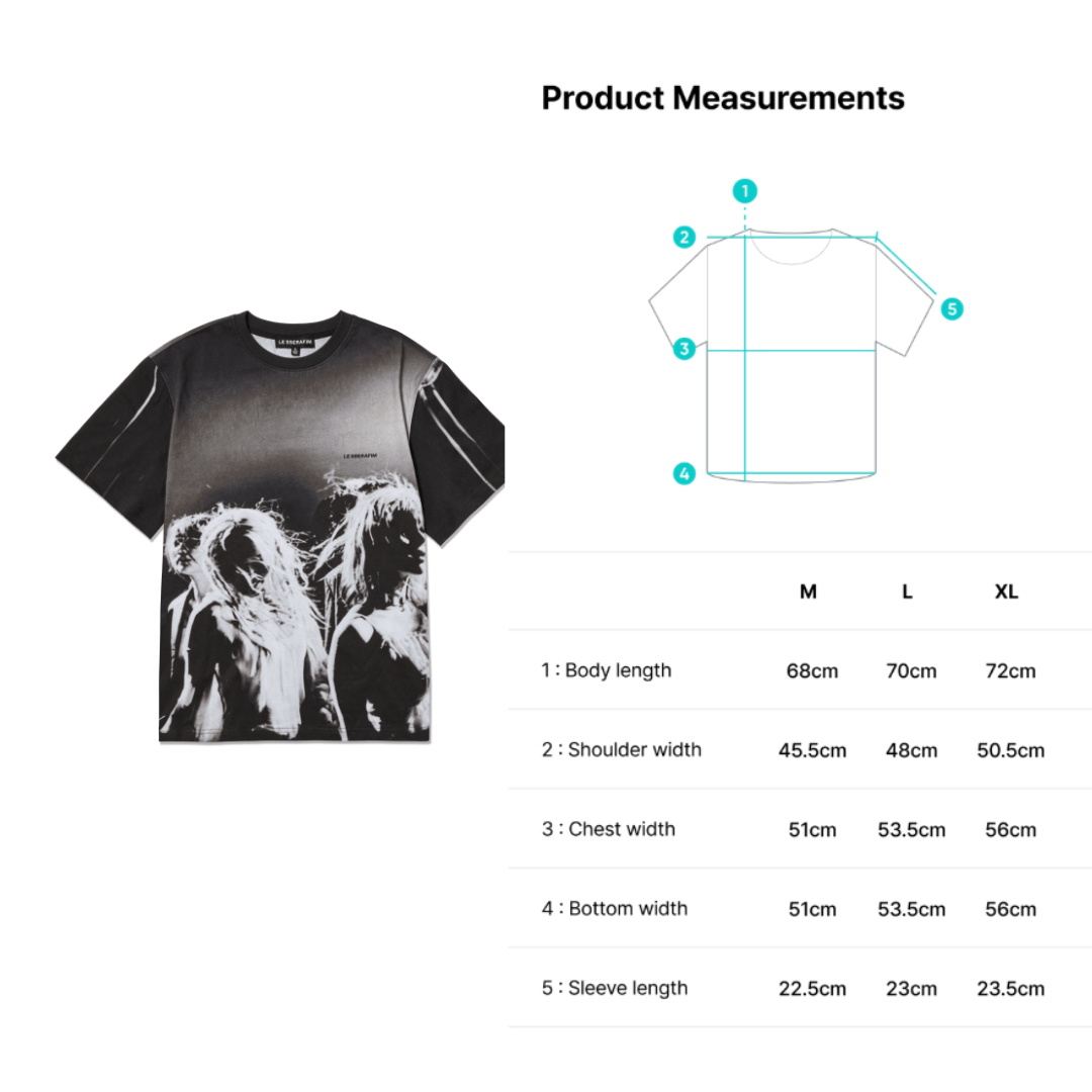 LE SSERAFIM 2025 THE HOT HOUSE 5th Mini Album 'HOT' Official Merch MD