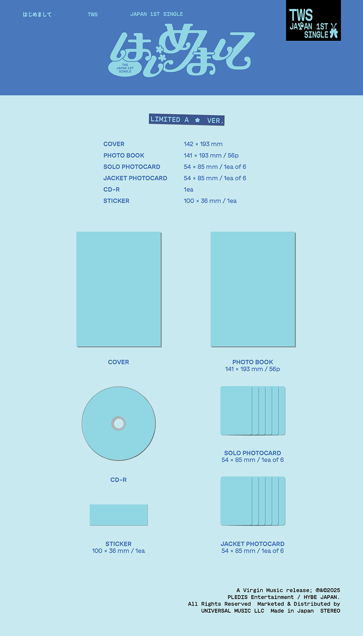 TWS JAPAN 1st Single