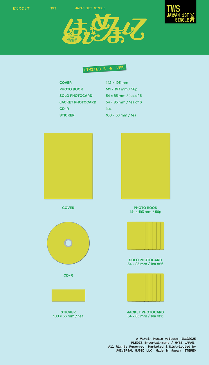 TWS JAPAN 1st Single