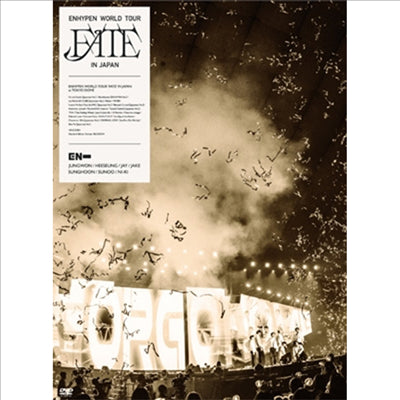 ENHYPEN - FATE WORLD TOUR IN JAPAN - DVD & BLU-RAY