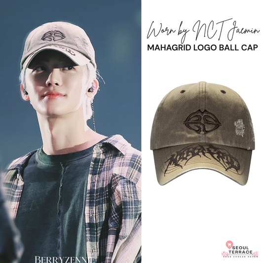 MAHAGRID LOGO BALL CAP WORN BY  NCT JAEMIN