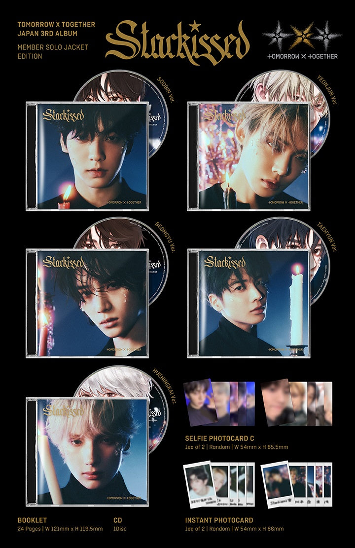 TOMORROW X TOGETHER (TXT) JP 3rd Album Starkissed With Pre Order Gifts