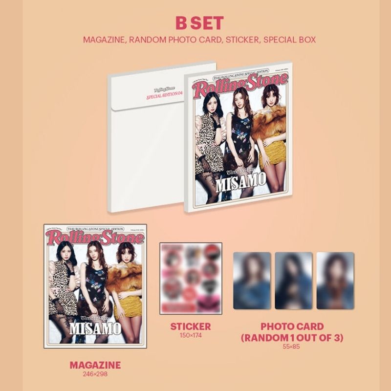 MISAMO Rolling Stone Korea Magazine Special Edition Vol. 4 February 2026 Issue B set