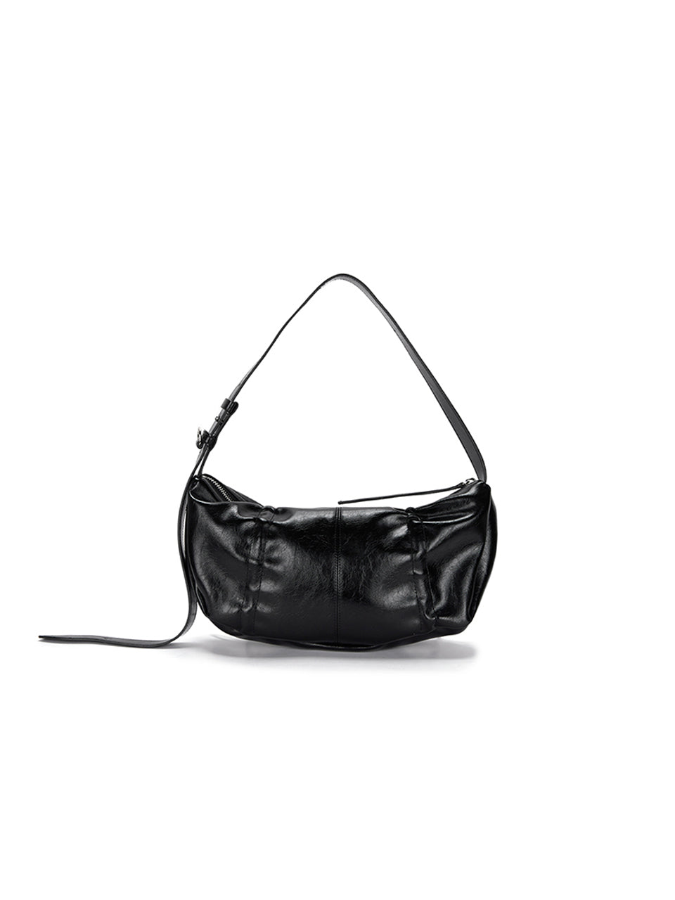 Matin Kim Half Shirring Ribbon Round Bag