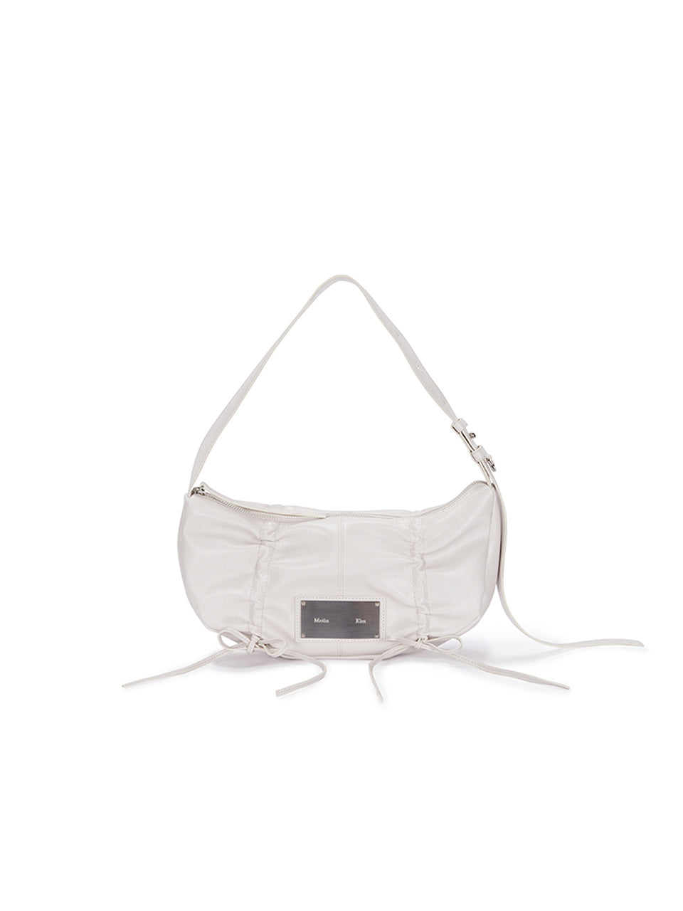 Matin Kim Half Shirring Ribbon Round Bag