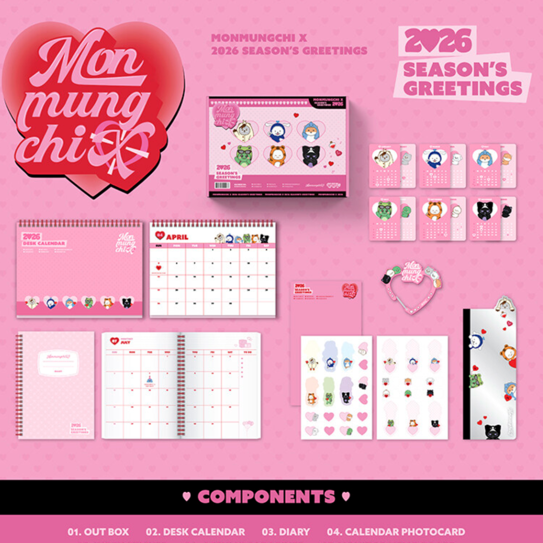 MONSTA X - MONMUNGCHI X 2026 SEASON'S GREETINGS