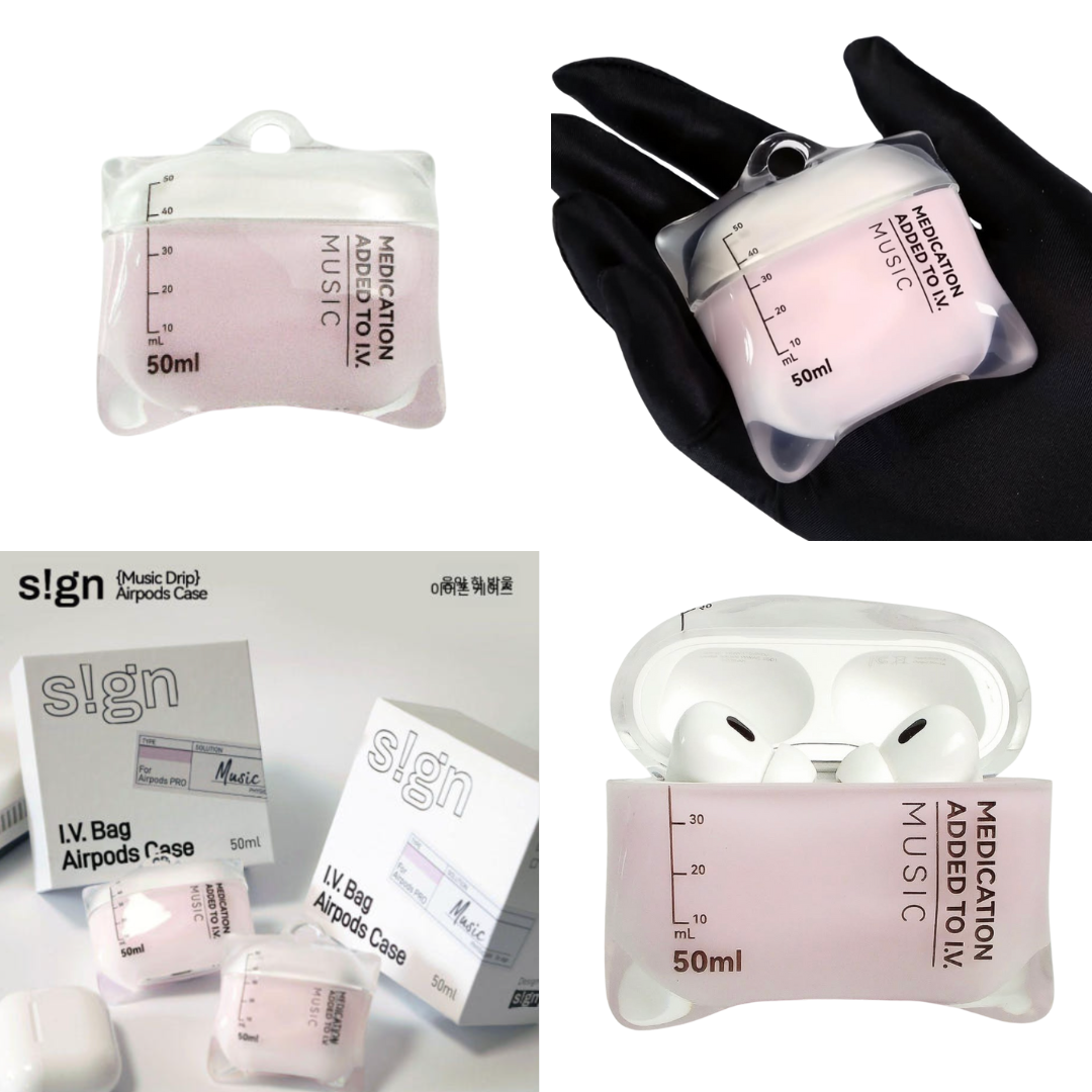 Music Drip Airpods Case Silicone Soft Anti-Fog Protection