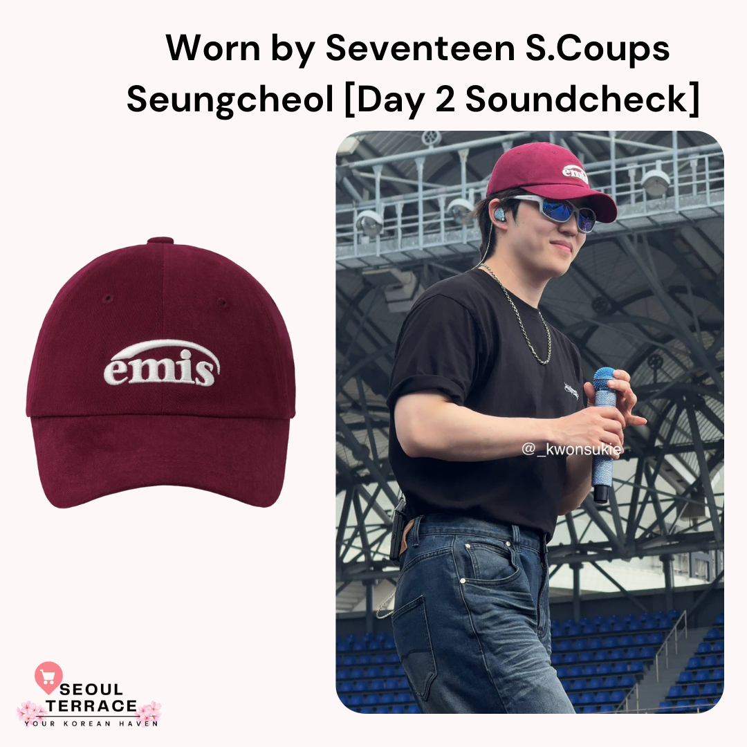 NEW LOGO EMIS CAP(RENEWAL) Worn by Seventeen S.Coups
