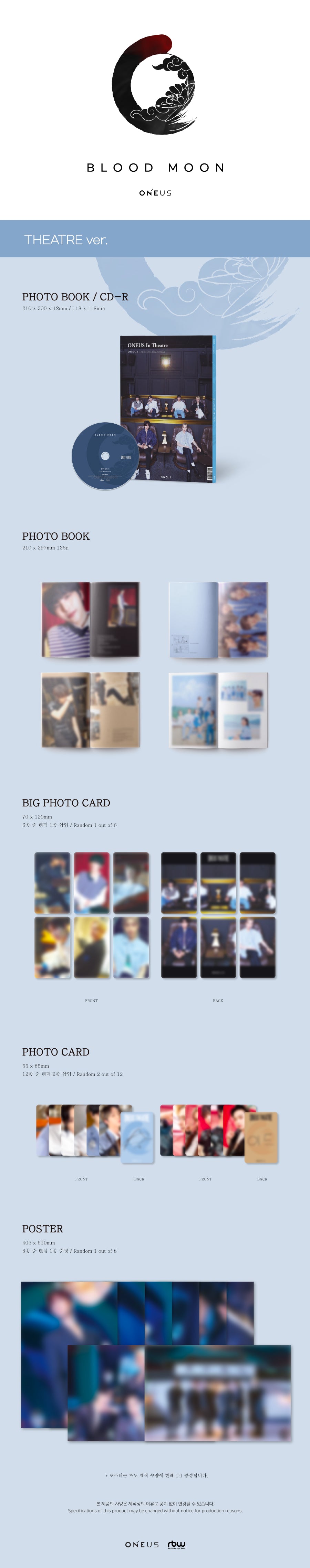 ONEUS - 6th Mini Album BLOOD MOON THEATRE Ver.