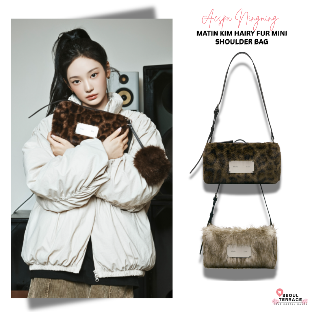 Aespa Ningning Pick] Matin Kim Hairy Fur Mini Shoulder Bag – SEOUL